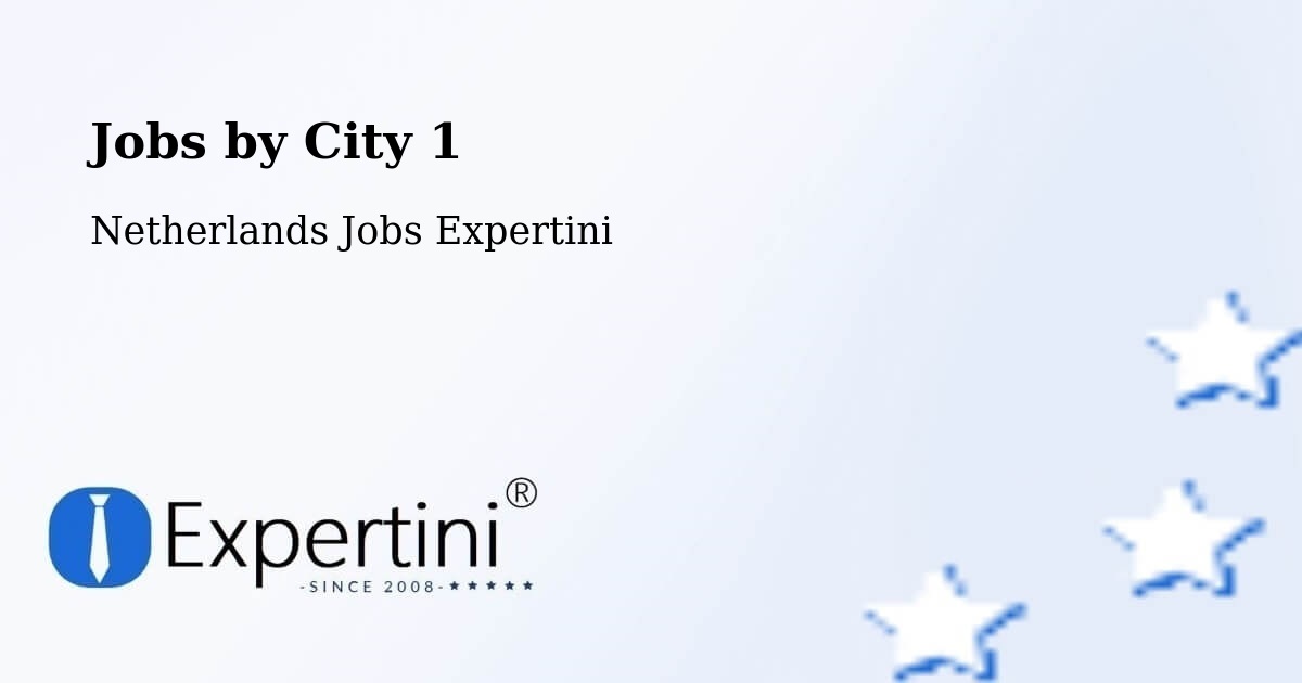 City Jobs in Netherlands - Expertini